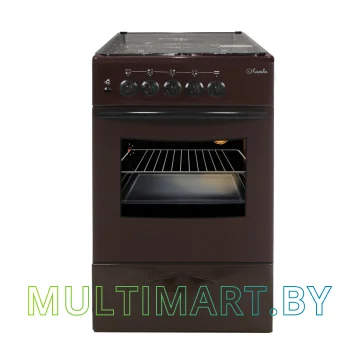 Плита газовая Лысьва ГП 400 МС-2у (коричневый, стеклянная крышка)